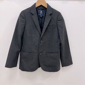 Crew cuts charcoal suit jacket
